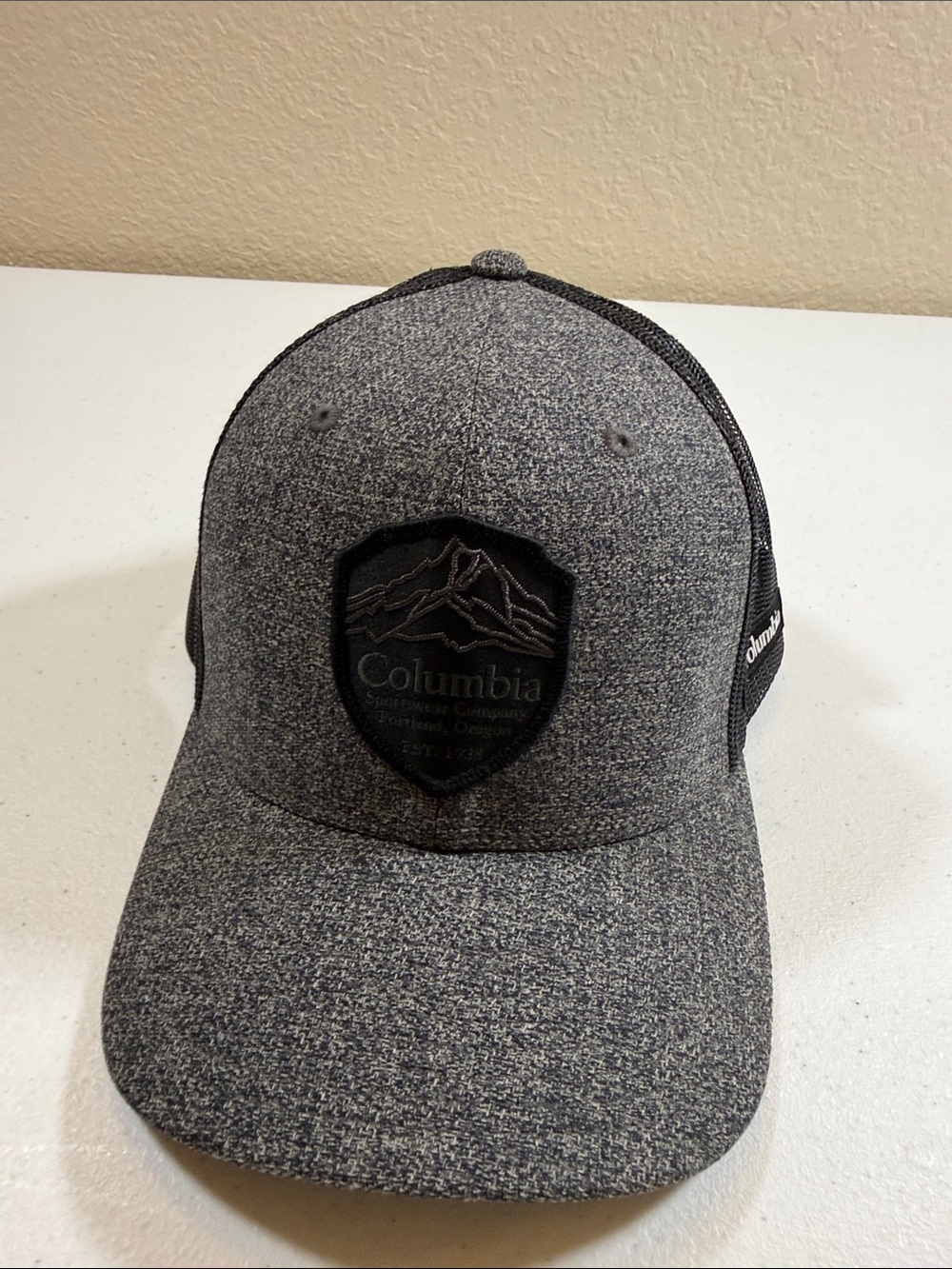 Columbia Gray Heather Mesh Back Cap